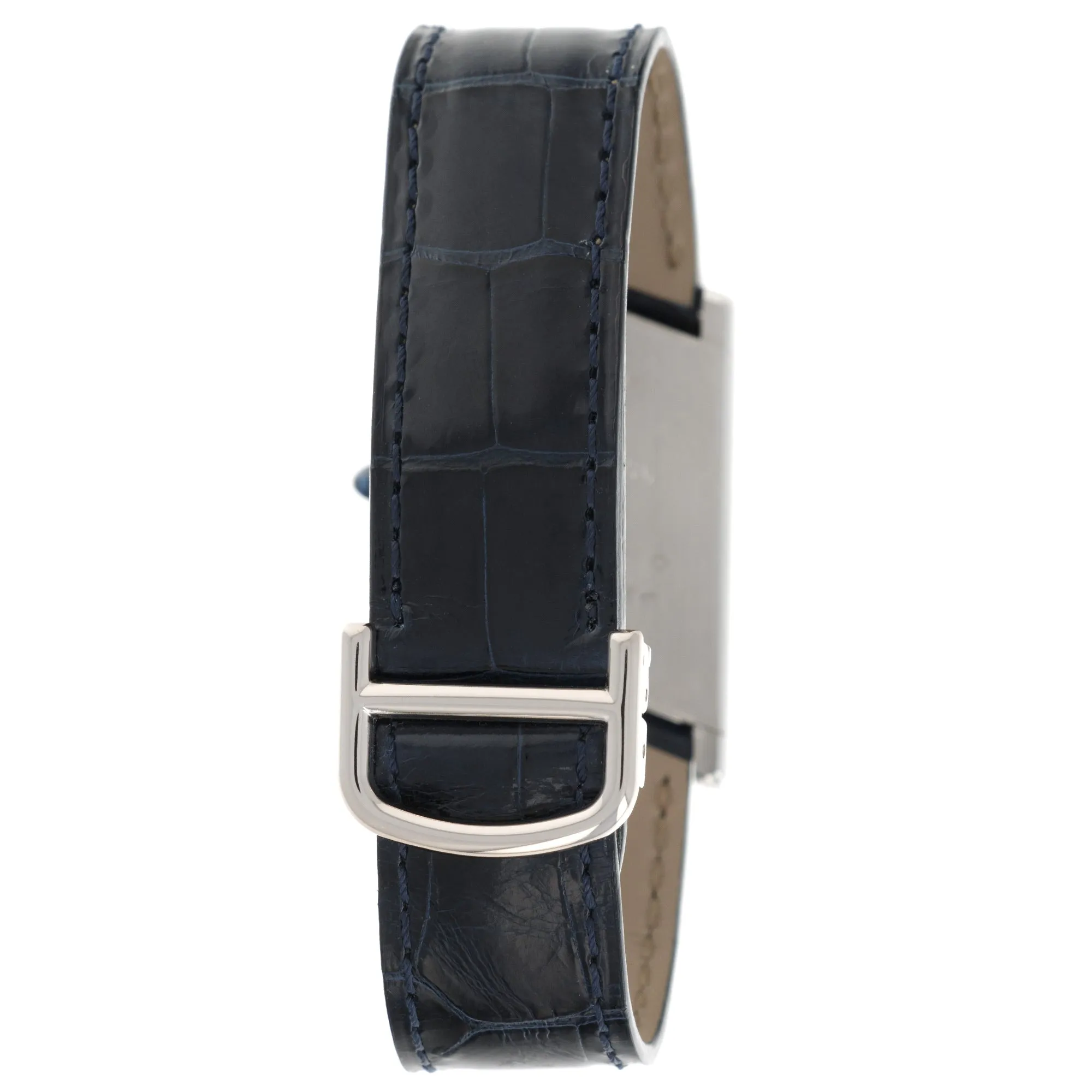 Cartier Platinum Asymmetrical Tank Watch, Piece Unique
