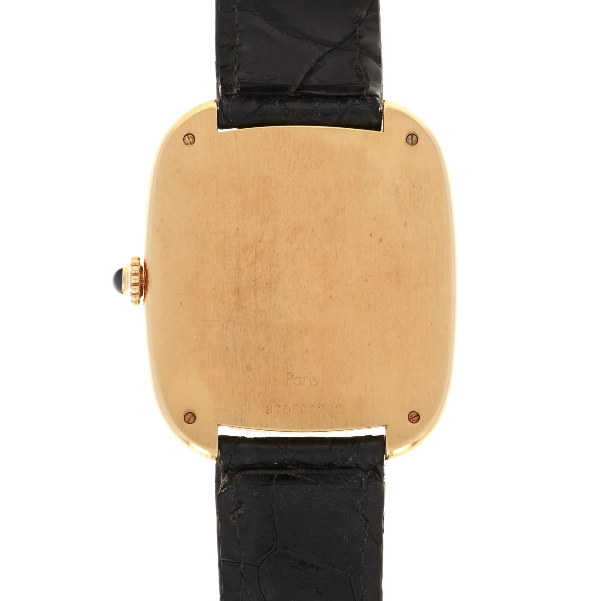 Cartier Yellow Gold Jumbo TV Shaped Watch