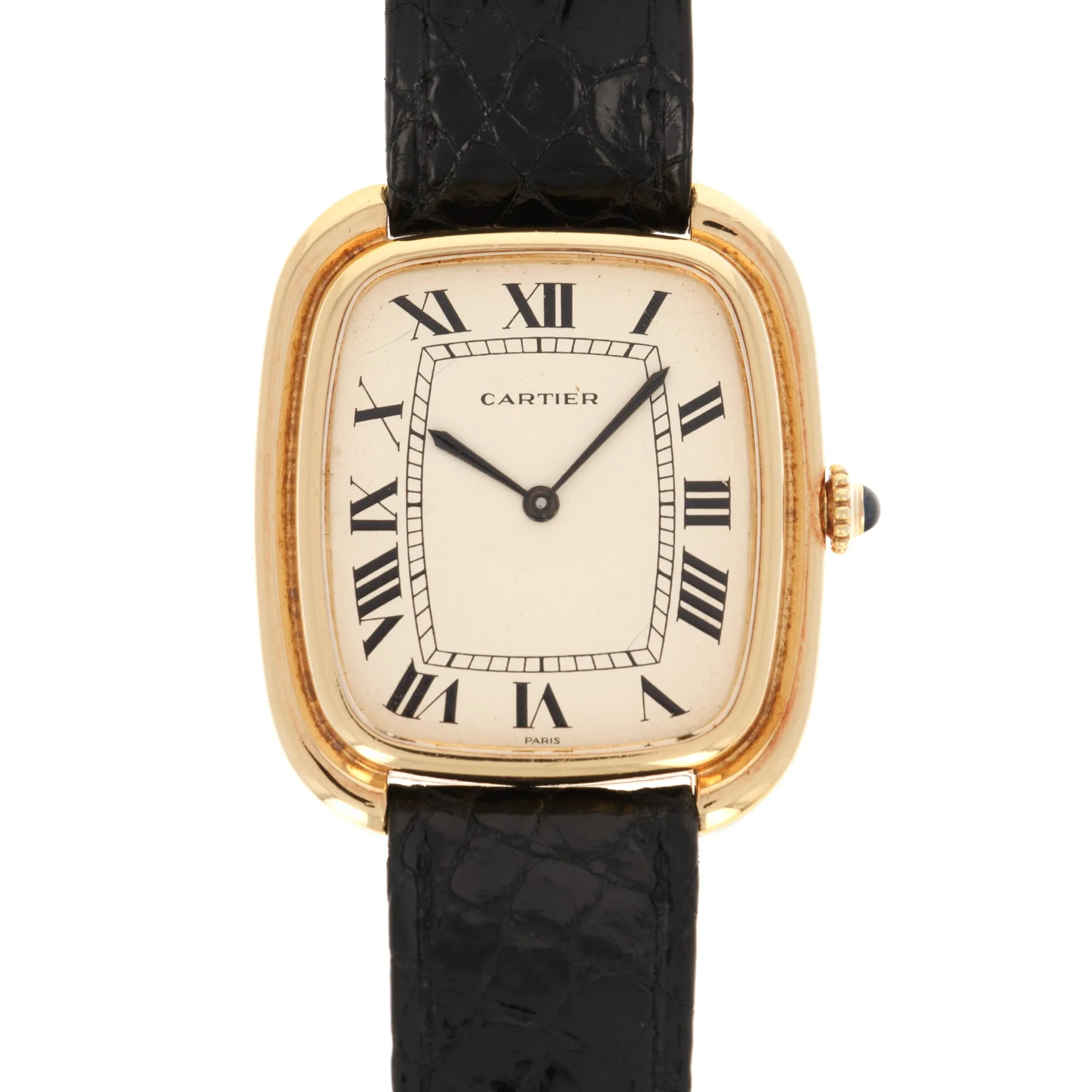 Cartier Yellow Gold Jumbo TV Shaped Watch