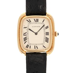 Cartier Yellow Gold Jumbo TV Shaped Watch