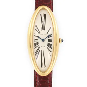 Cartier Yellow Gold Maxi Oval Watch