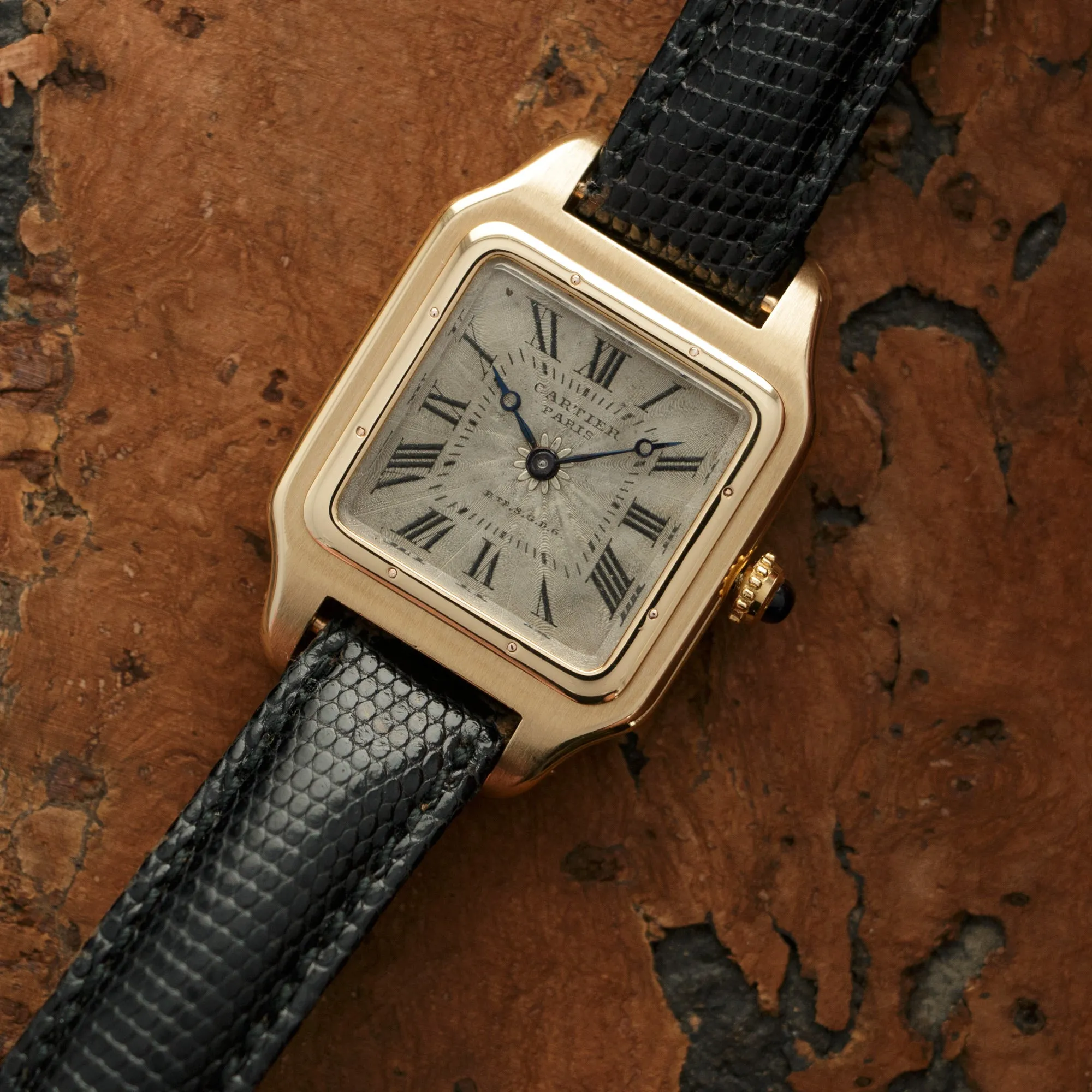 Cartier Yellow Gold Santos Watch, Circa 1922