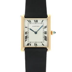 Cartier Yellow Gold Tank Jumbo Automatic Watch