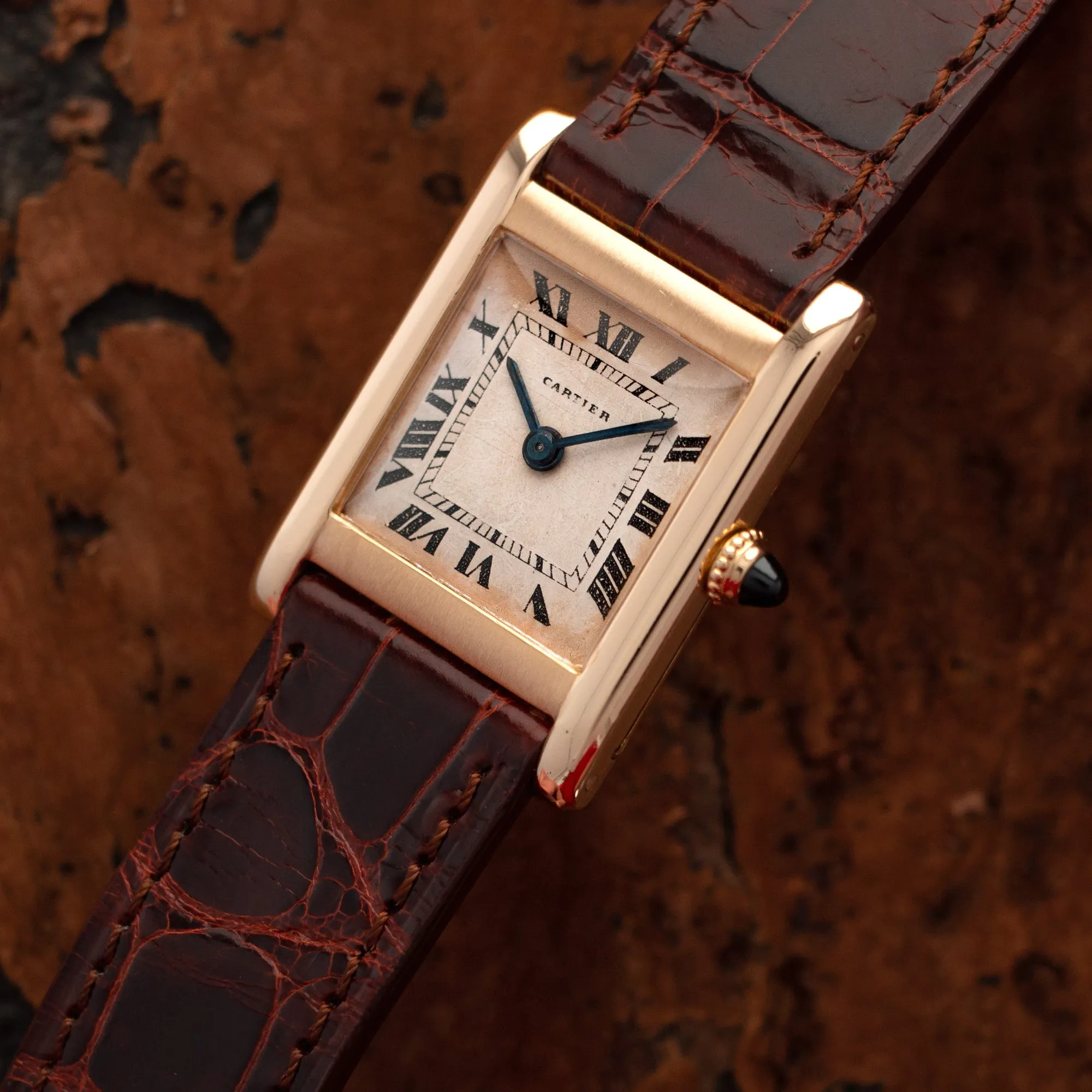 Cartier Yellow Gold Tank Normale Watch