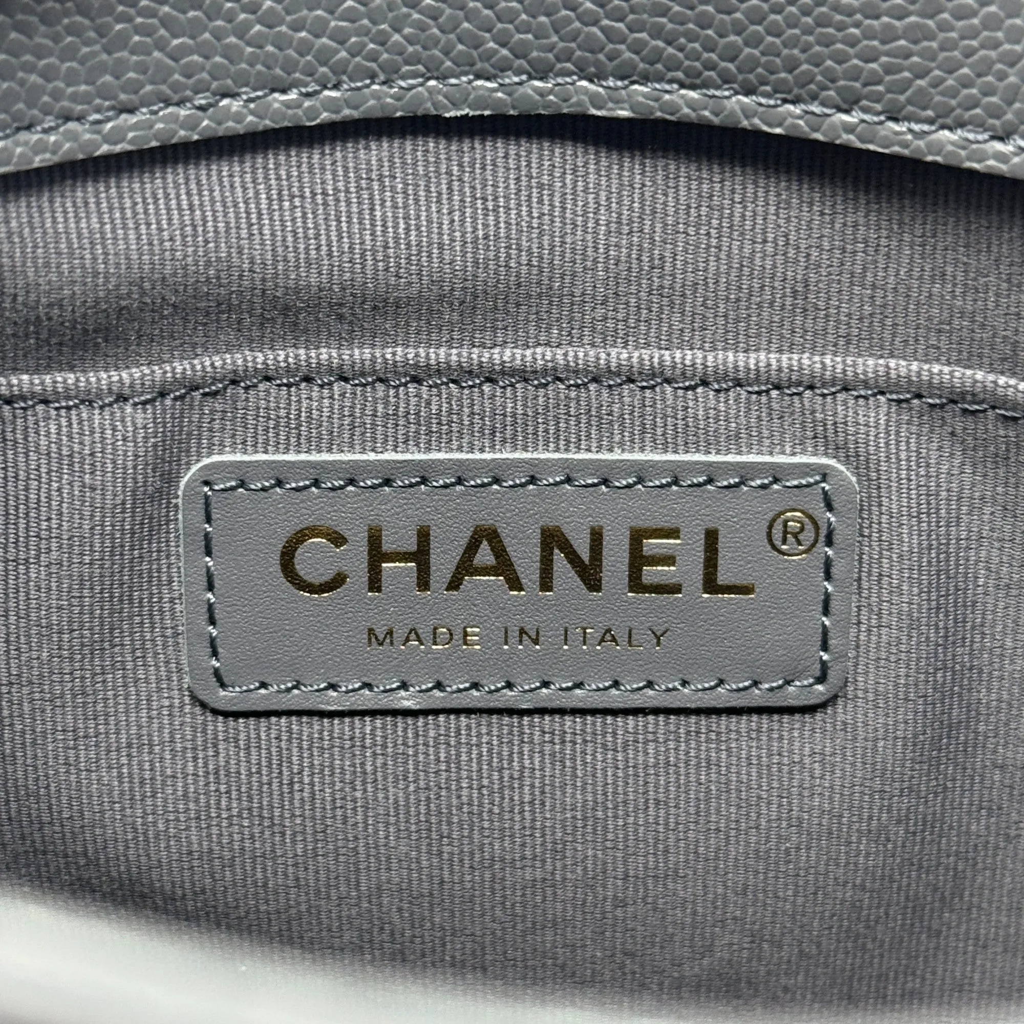 Chanel Grey Mini Duma Pockets Backpack