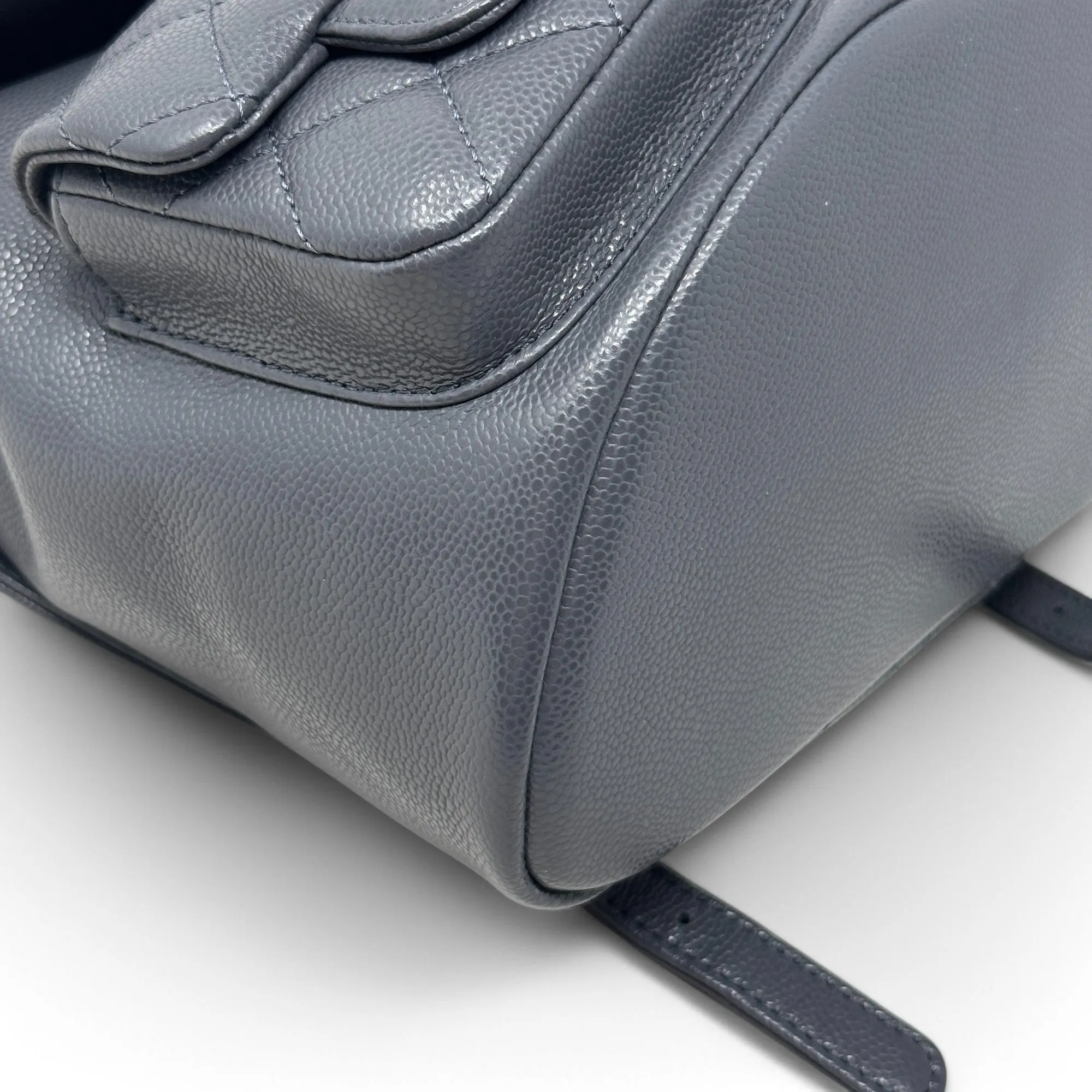 Chanel Grey Mini Duma Pockets Backpack