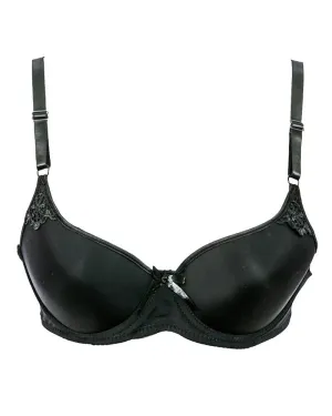 Channo 8822 Bridal Bra In Black , Single Padded - Under Wired Bra - By Channo