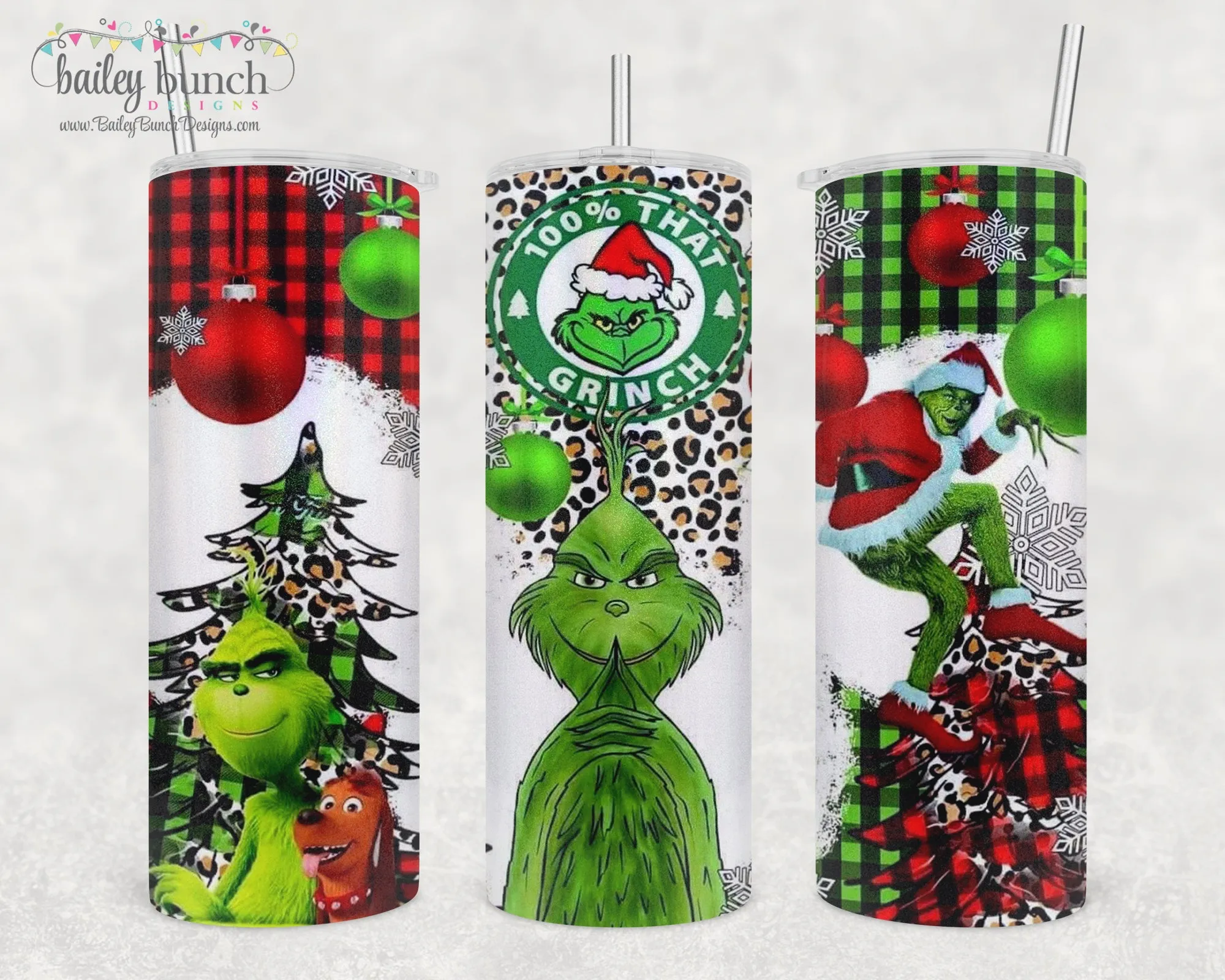 Christmas Grinchmas Shimmer Glitter Tumbler TUMBGR20520