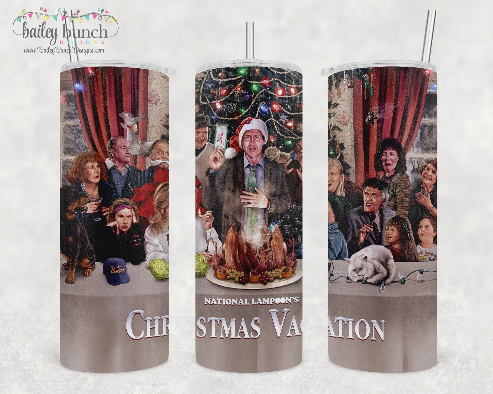 Christmas Vacation Griswold Family Christmas Shimmer Glitter Tumbler TUMBLEGRISWOLDFAM0520