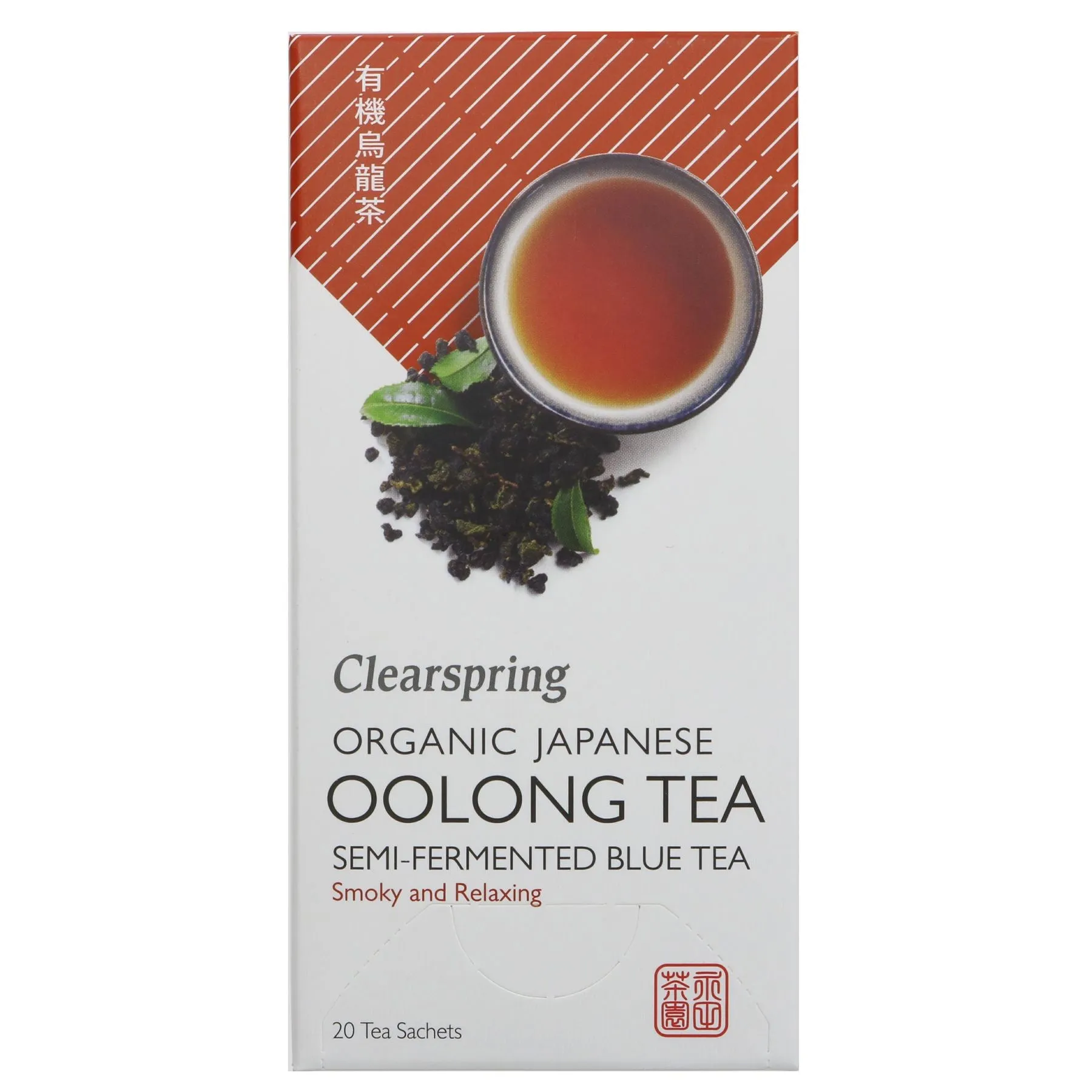 Clearspring | Japanese Oolong Tea (bags) - Semi-Fermented Blue Tea | 36g