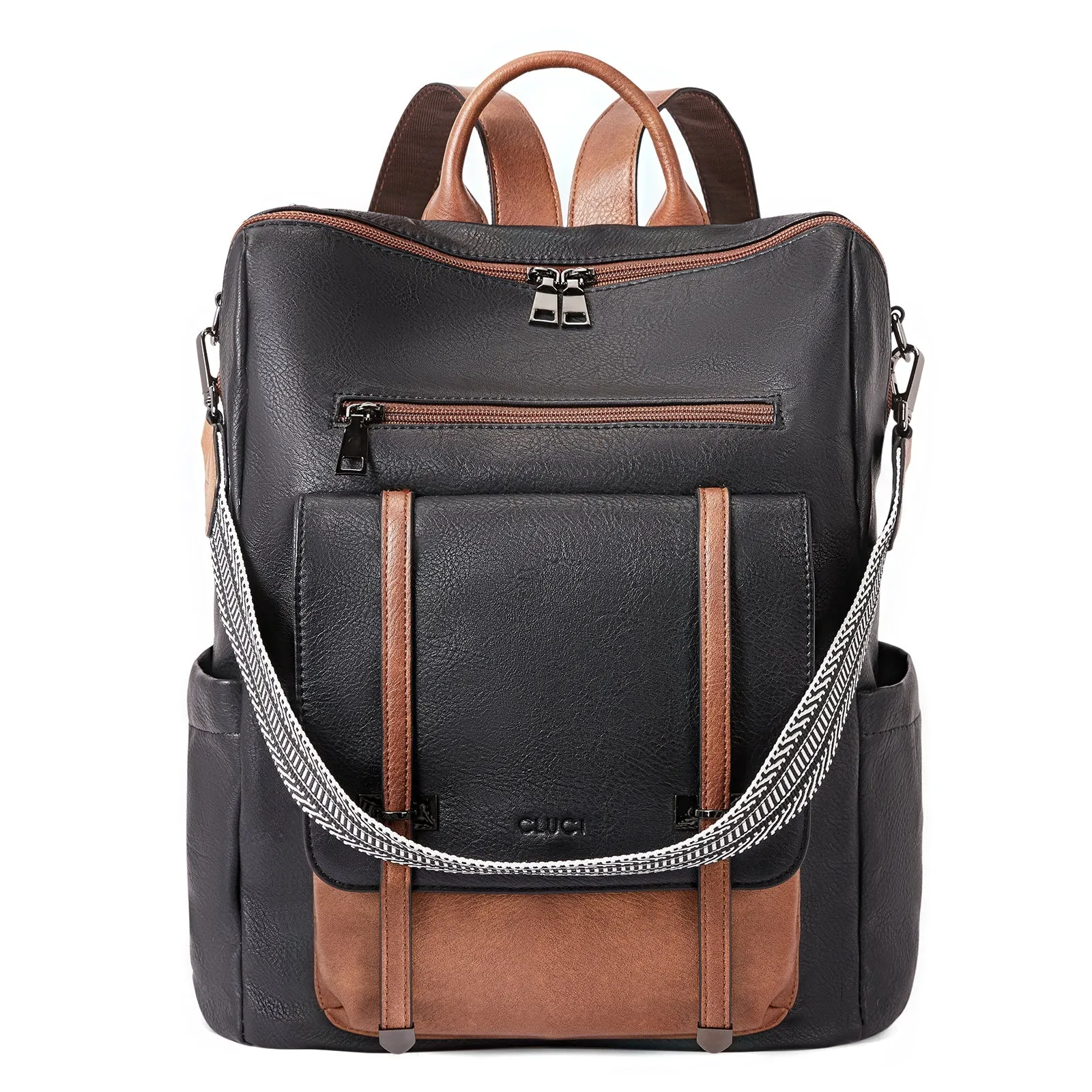 CLUCI Backpack Purse for Women Leather Backpack Purse Travel Fashion Convertible Designer Ladies Shoulder Bags