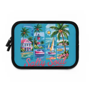 Colorful Salty Soul Laptop Sleeve for Beach Lovers