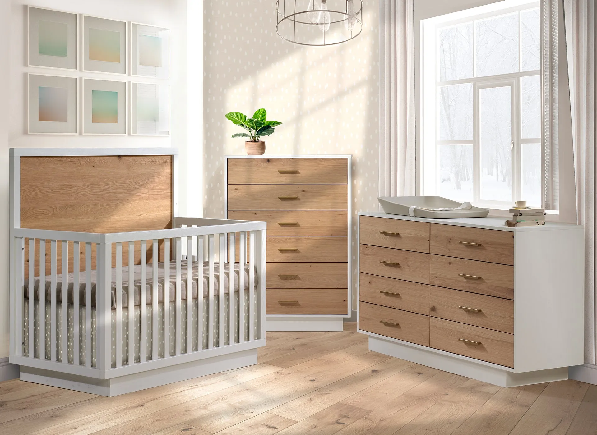Como Naturale 5-in-1 Convertible Crib