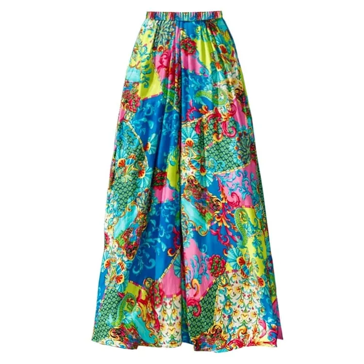 Convertible Printed One-Piece Swimsuit Set - As shown / S