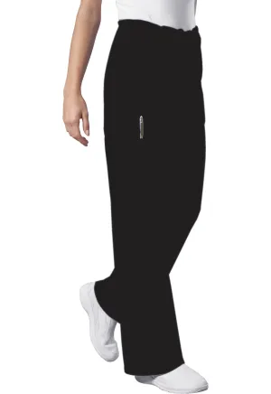 Core Stretch 4043 Unisex Drawstring Cargo Pants Black