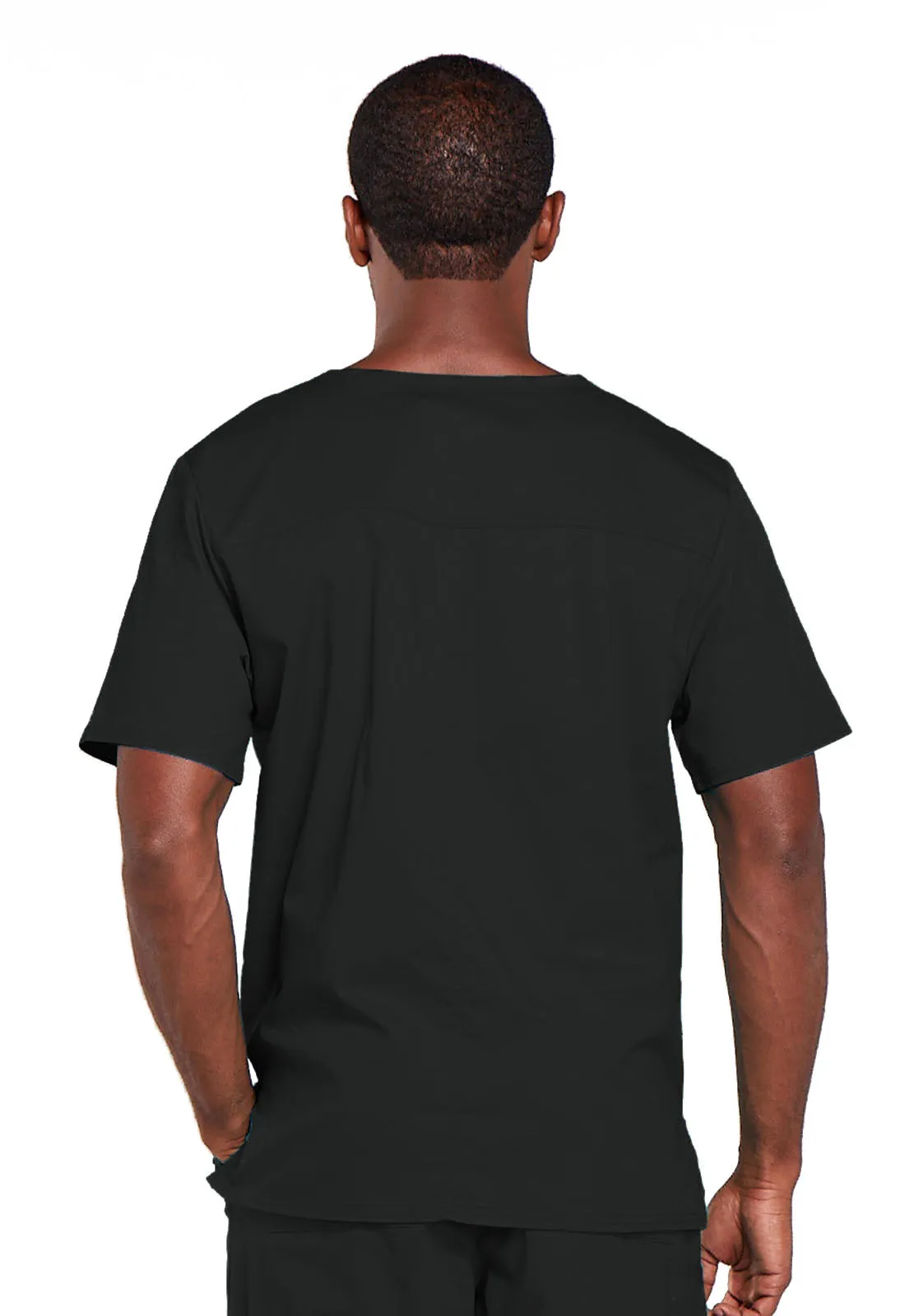 Core Stretch 4725 Unisex V-Neck Top Black