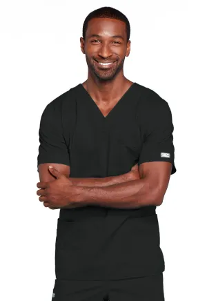 Core Stretch 4725 Unisex V-Neck Top Black