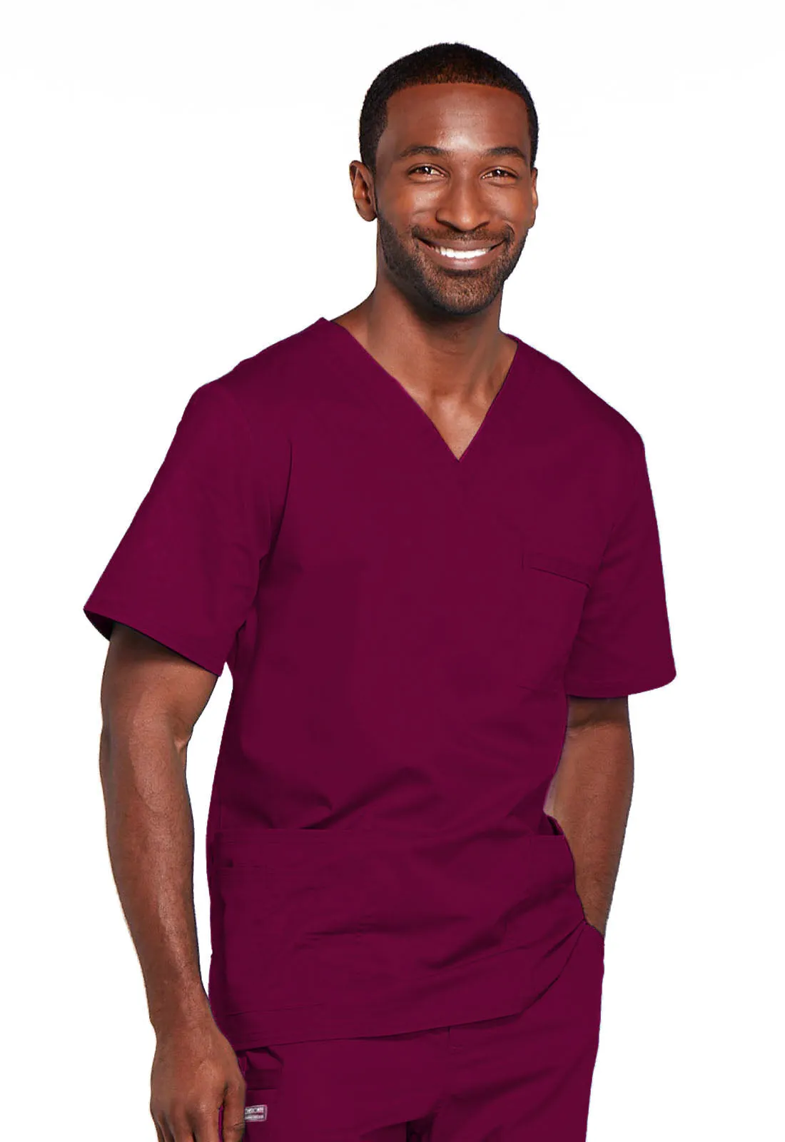 Core Stretch 4725 Unisex V-Neck Top Wine