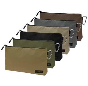Coreflex 6pack premium Tool Pouch Zipper Bag, Multipurpose Storage pouch, Multi-Color