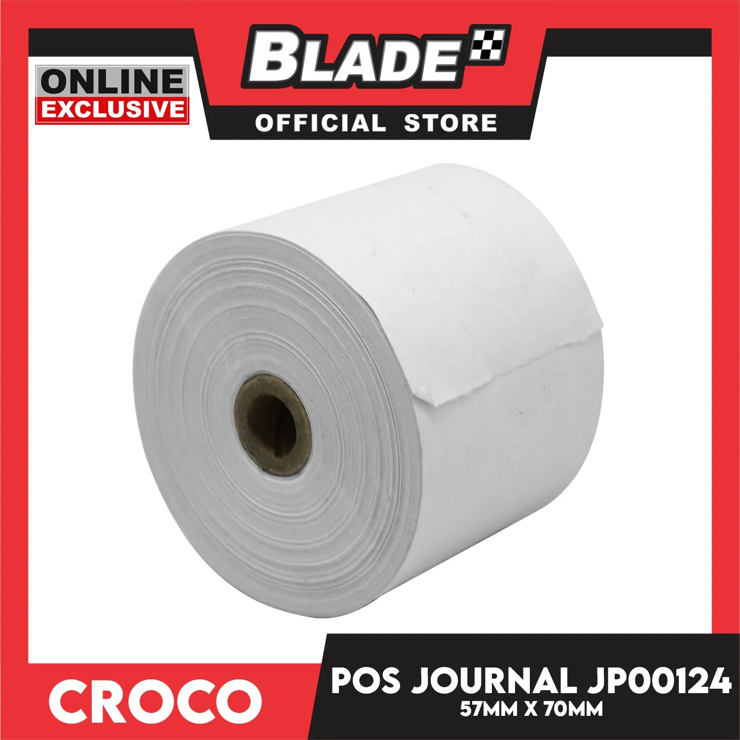 Croco POS Journal 57x70mm JP00124  Roll Paper for Receipt Printer