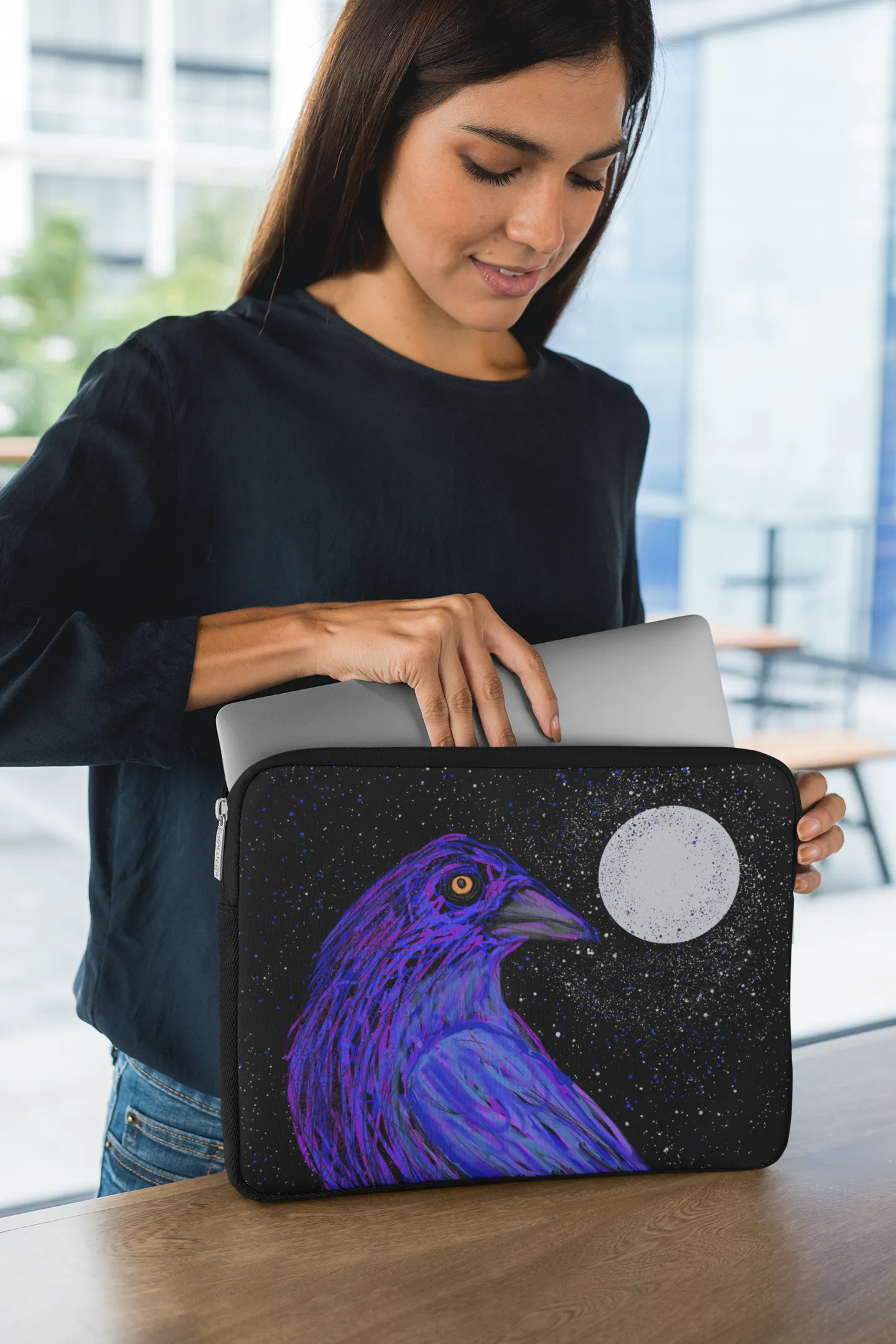Crow Laptop Sleeve | PittaPat