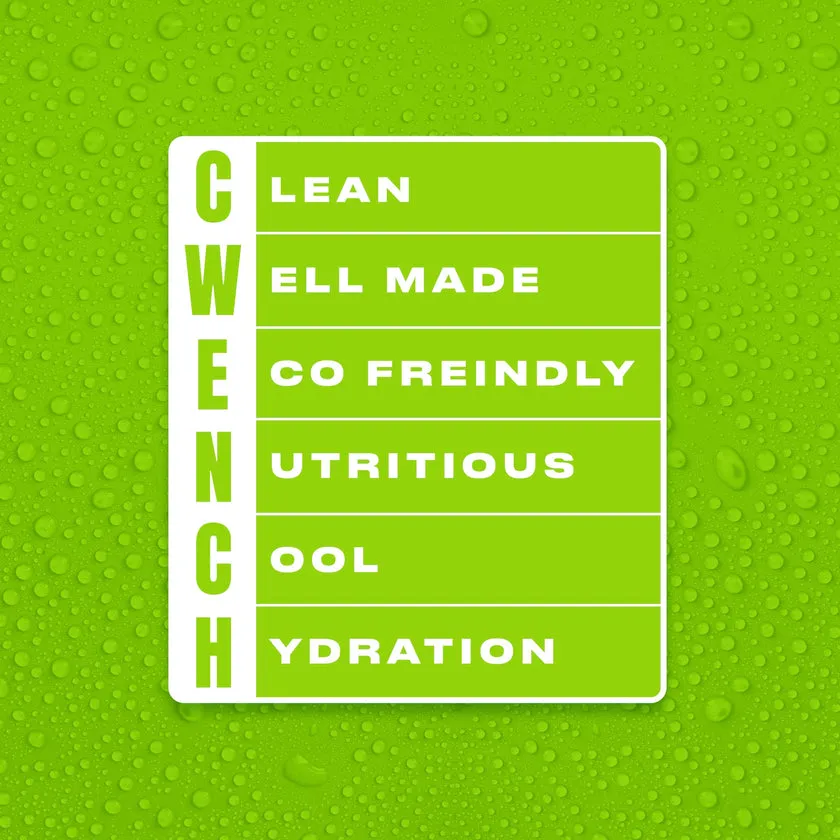 Cwench Sports Drink 12 Pack 500 ml - Cherry Lime