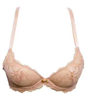 Daifuren 515 Skin Embroidered Design - Single Padded,Under Wired Bra