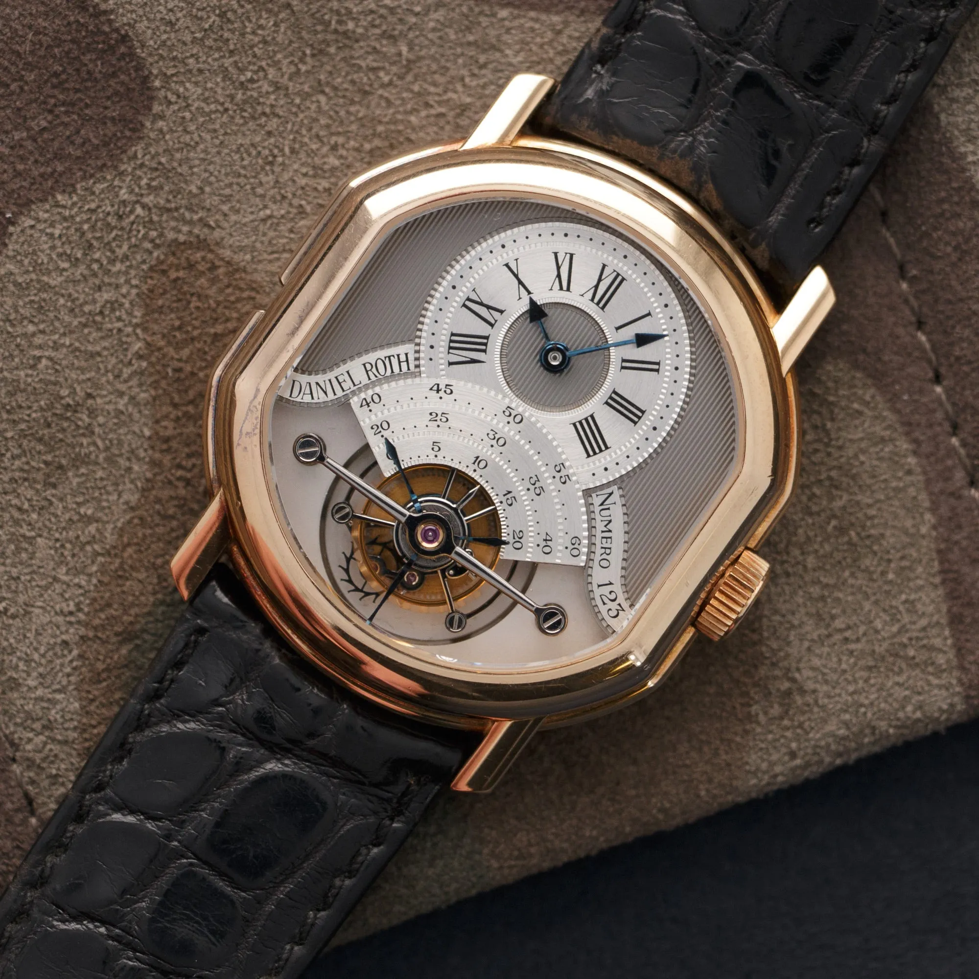 Daniel Roth Yellow Gold 8-Tourbillon Watch