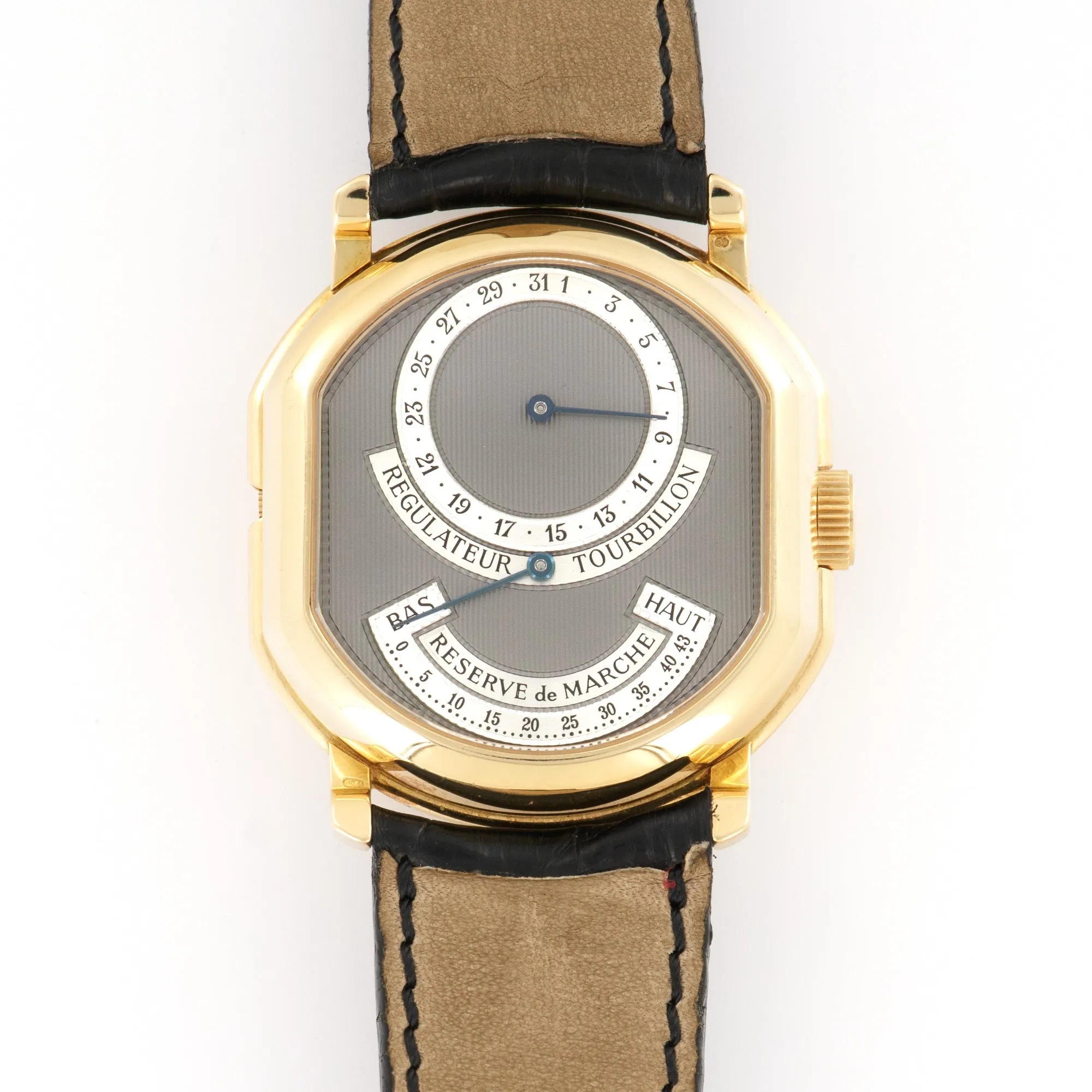 Daniel Roth Yellow Gold Regulateur Tourbillon Watch