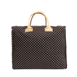 DARK BROWN DECOSTRUCTED WEEKEND BAG