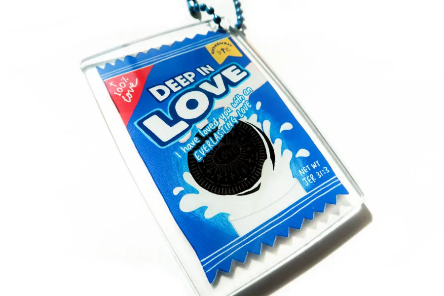 Deep in Love Biscuit {Acrylic Keychain}
