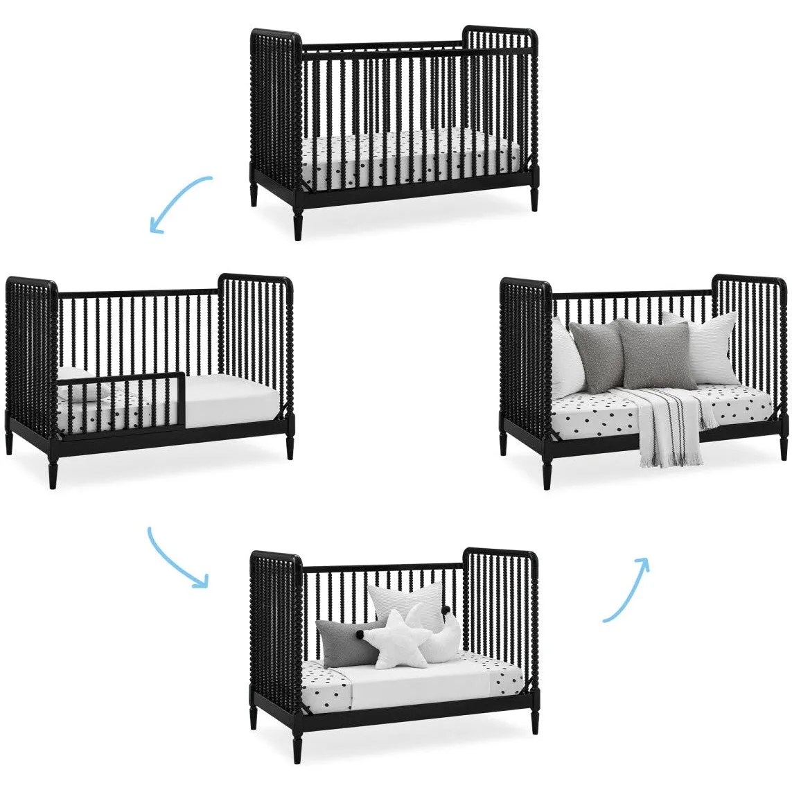 Delta Children Saint 4-In-1 Convertible Crib