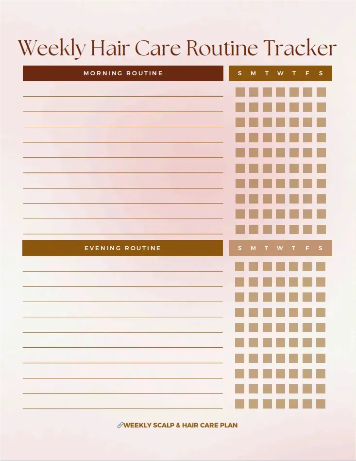 Digital Hair Care Planner