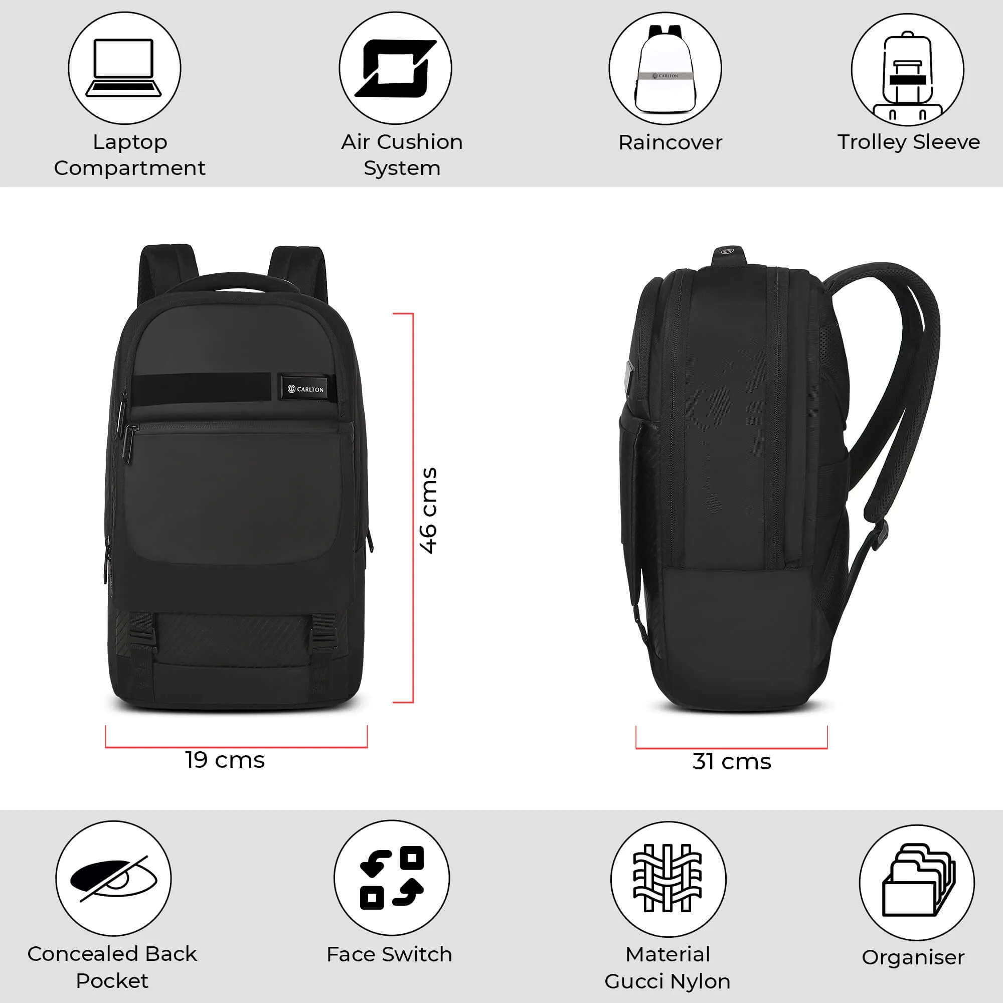 Dorset Laptop backpack