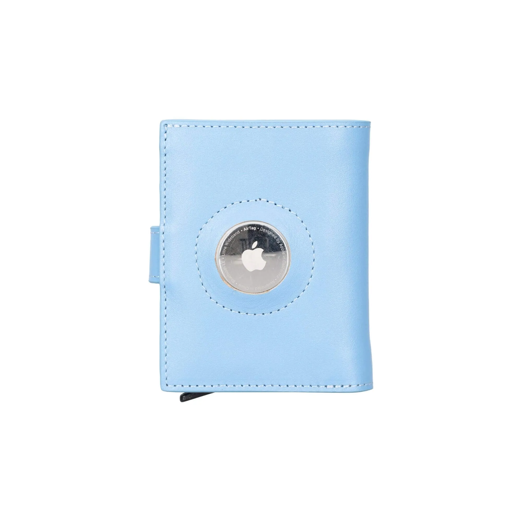 Douglas Genuine Leather Pop-Up Wallet with AirTag Slot - RFID Blocking
