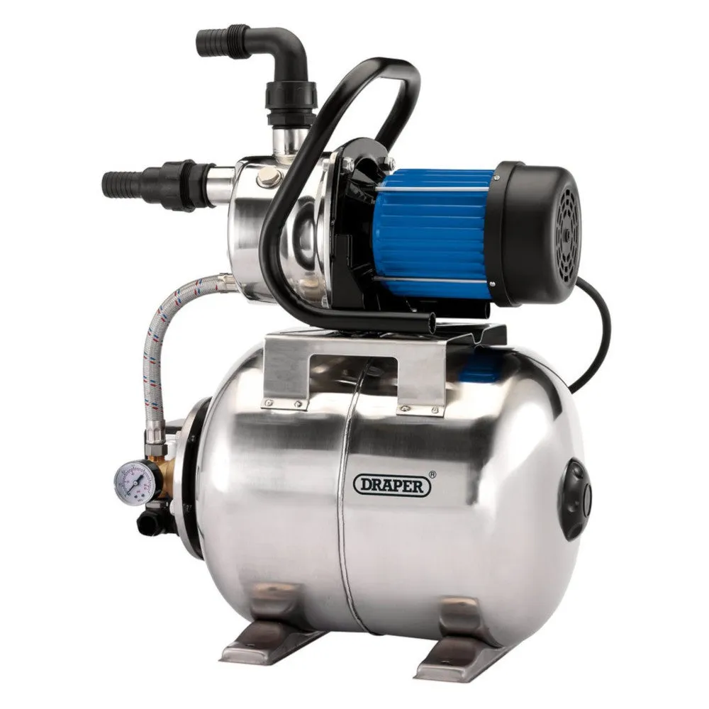 Draper Stainless Steel Booster Pump 50L/min 800W - EX-D