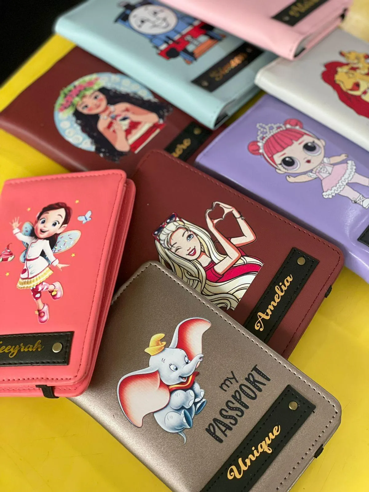 Elephant Passport cover and Bag Tag Combo