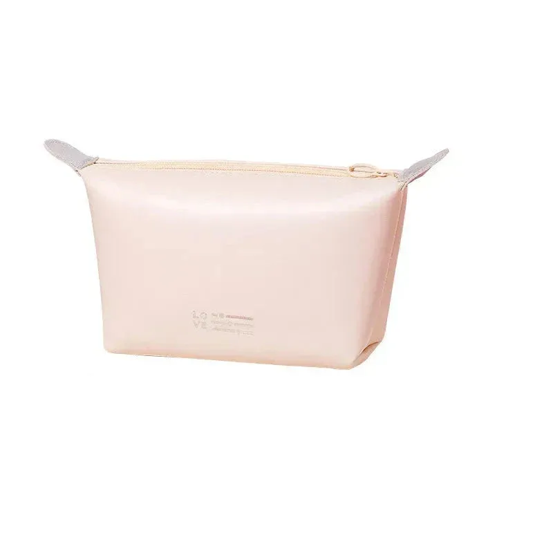 Emmeline | Solid Color Large Capacity Cosmetic Bag