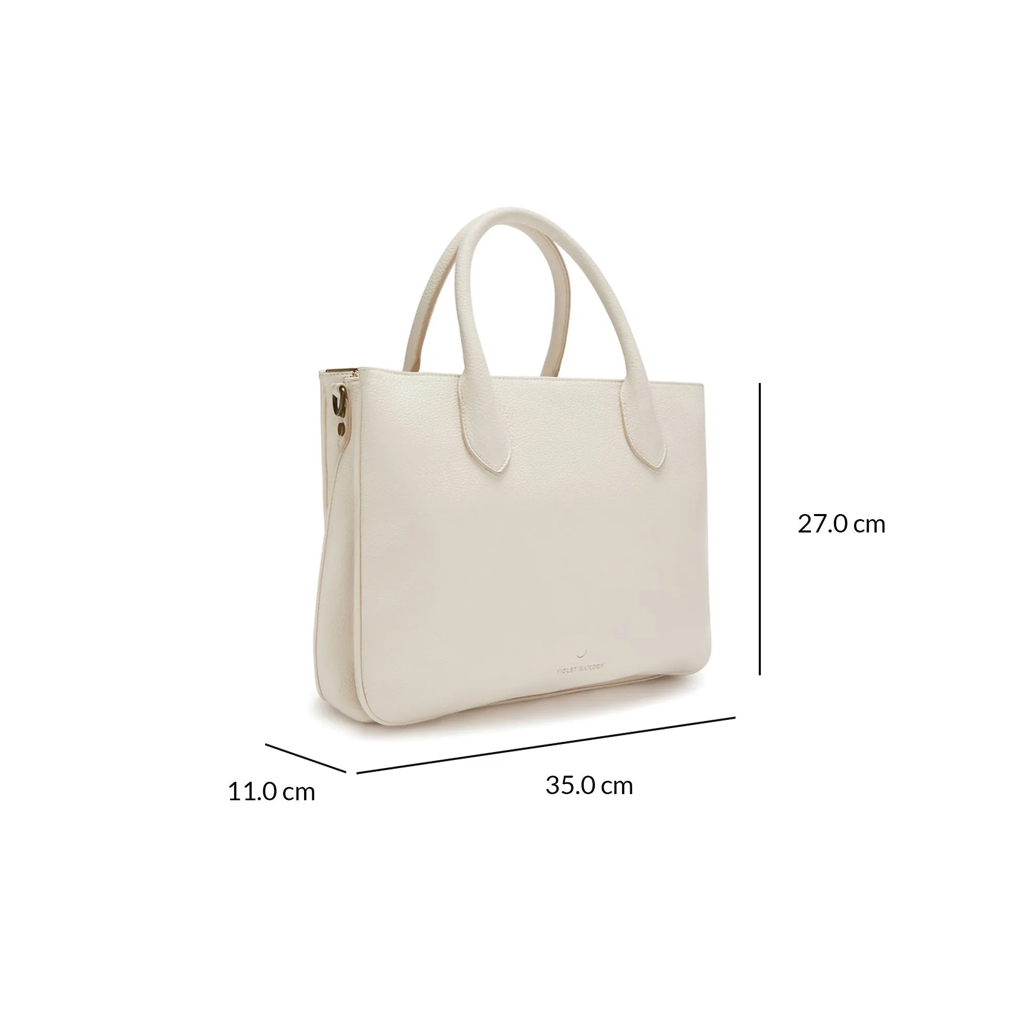 Essential Bag cream shoulder bag