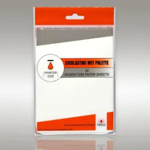 Everlasting Wet Palette - Hydration Paper Pack, Painter Size
