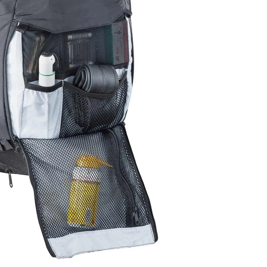 EVOC Stage 12 Hydration Bag - Black/White/Neon Orange, Bladder: Not included