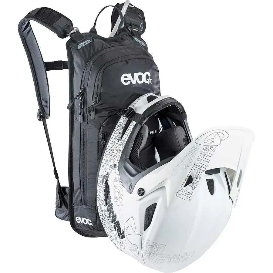 EVOC Stage 12 Hydration Bag - Black/White/Neon Orange, Bladder: Not included