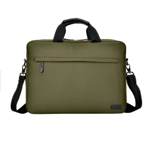 Evol Urban Carrywear 15.6' Laptop Brief Shoulder Bag - Recycled Material - Olive