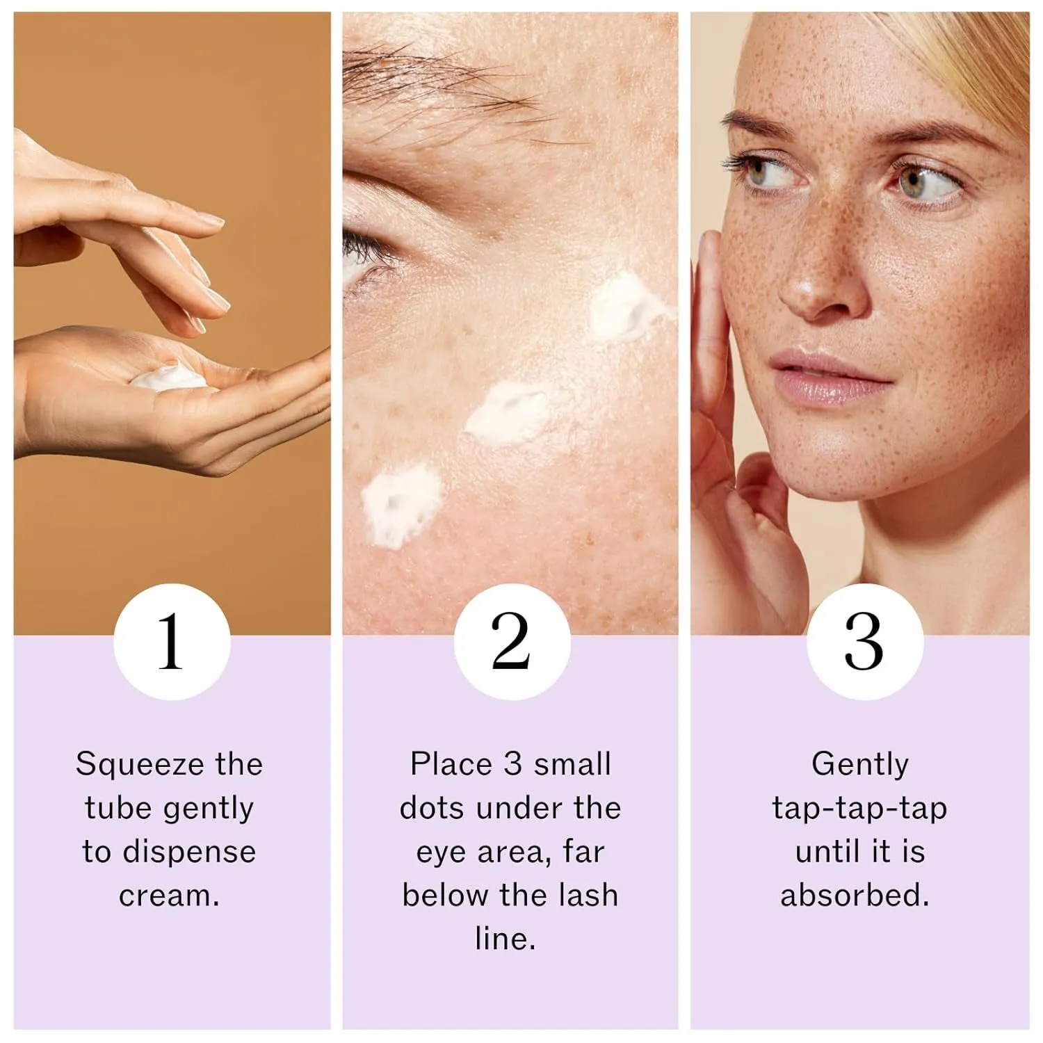 Eye Cream for Dark Circles and Puffiness, under Eye Cream for Wrinkles and Bags, anti Aging Eye Cream Helps Improve Dryness; for Sensitive Skin - 1.7 Oz - Made in USA
