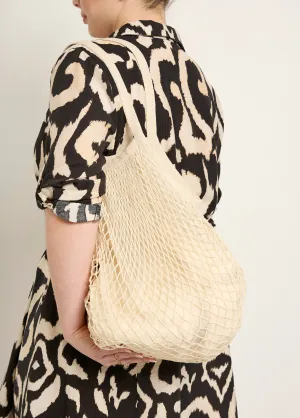 Fancy shopping net style handbag