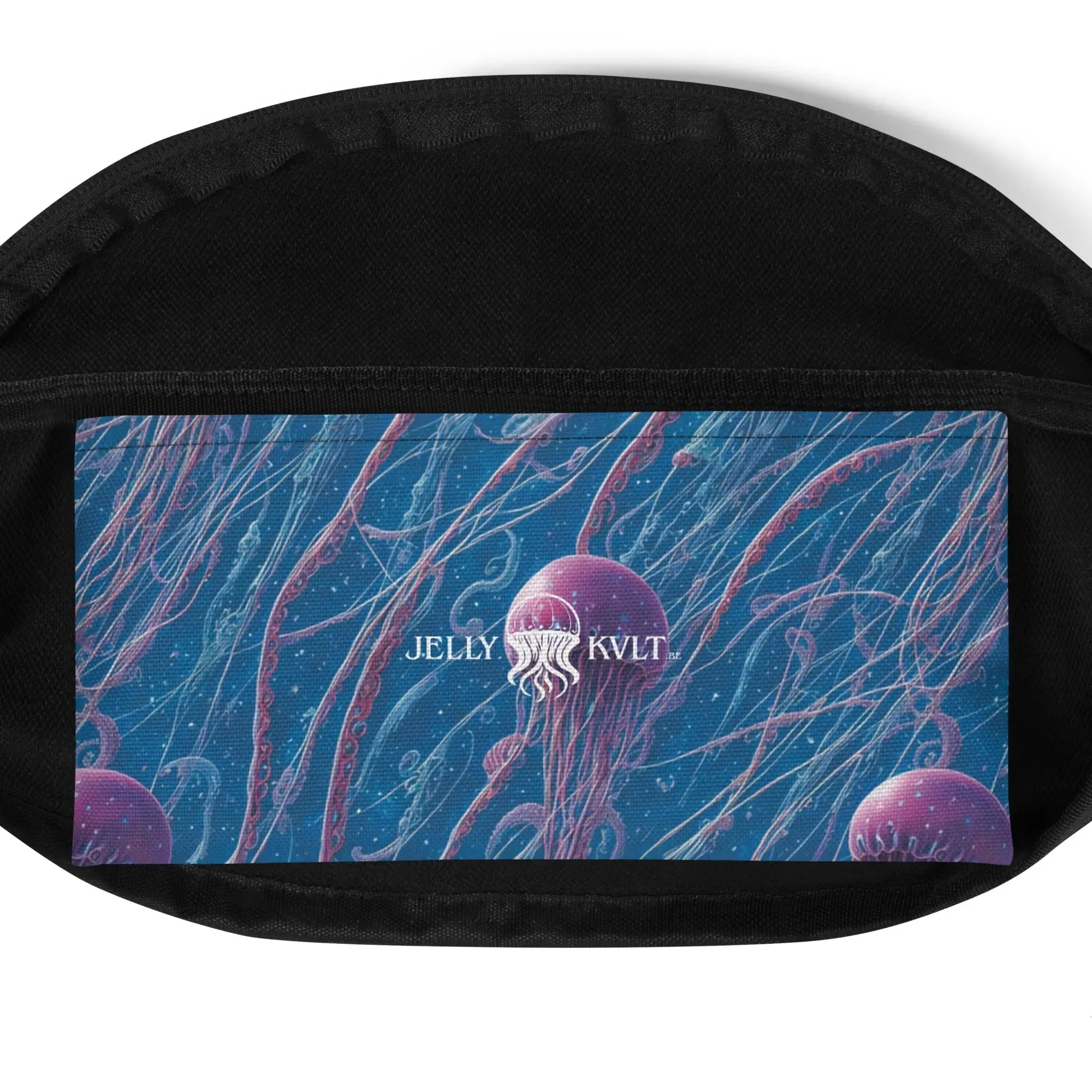 Fanny Pack - Blue and Violet Jellyfishes