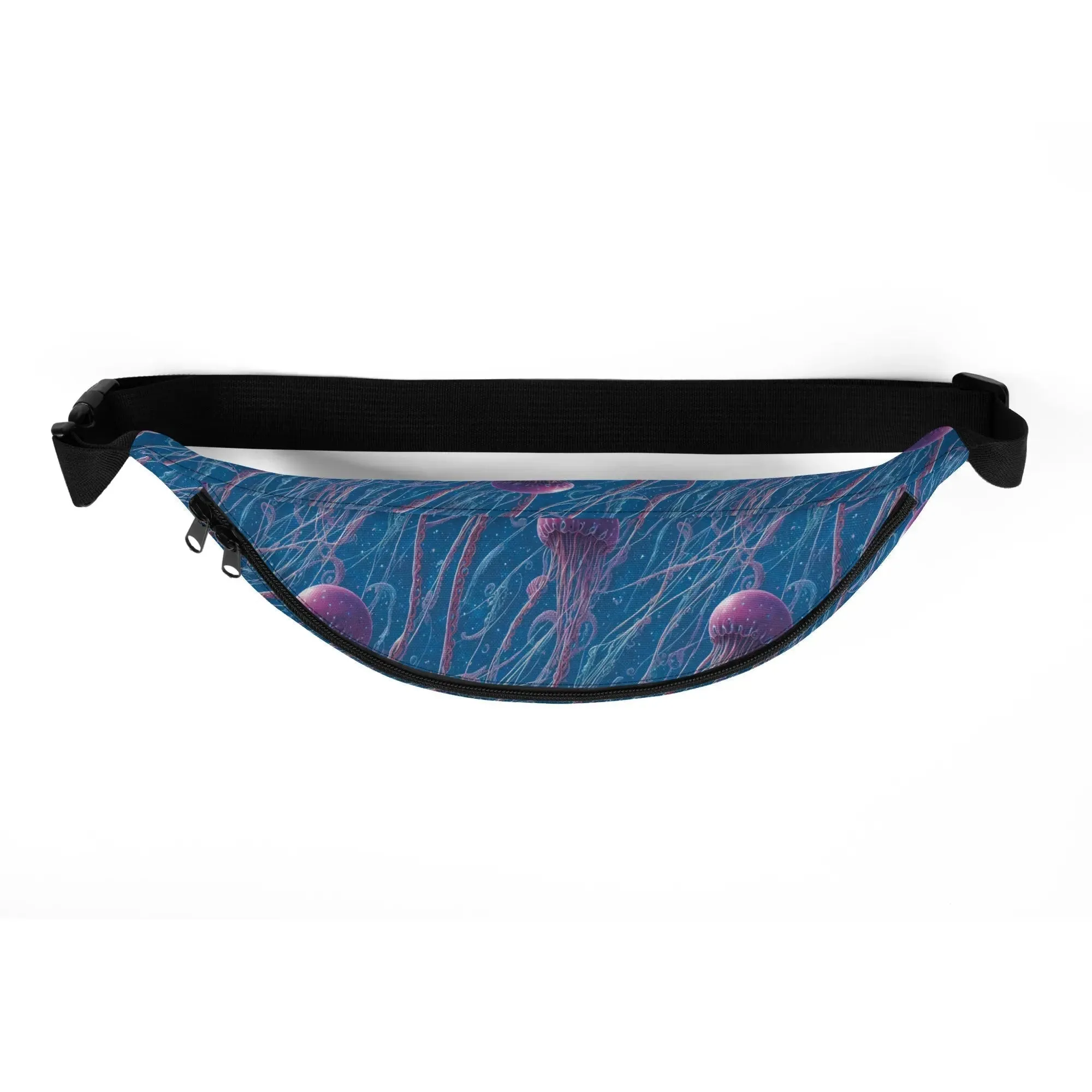 Fanny Pack - Blue and Violet Jellyfishes