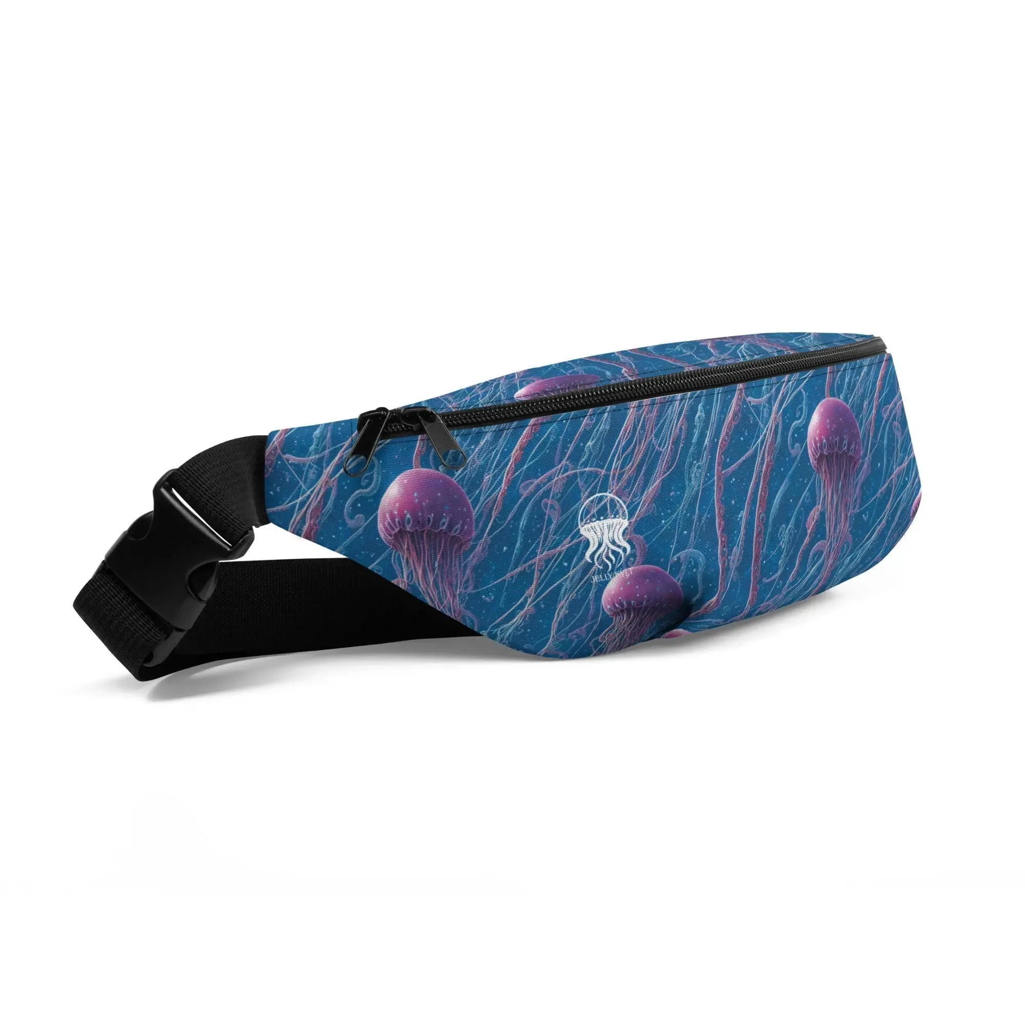 Fanny Pack - Blue and Violet Jellyfishes