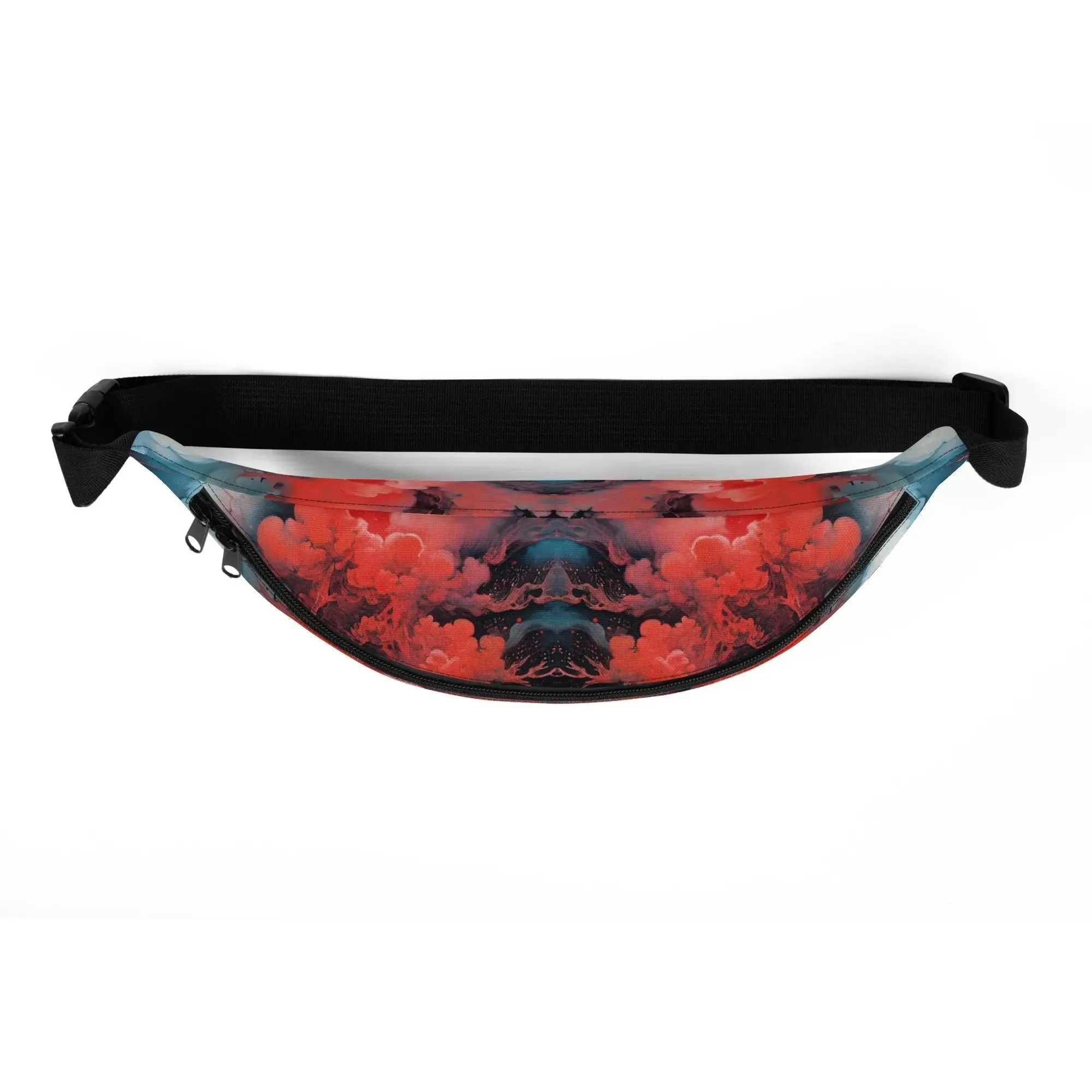 Fanny Pack - Ethereal Crimson Flow - Dark