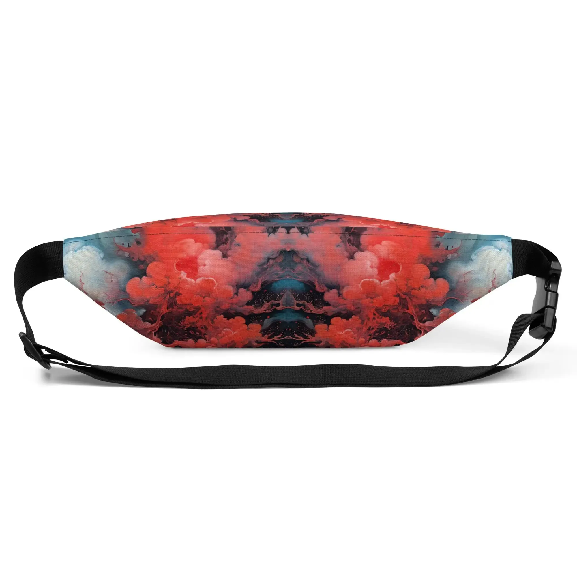 Fanny Pack - Ethereal Crimson Flow - Dark